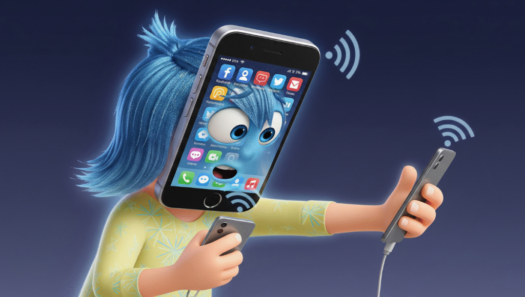 Inside Out 2: Exploring the ‘Glued to Phone’ Emotion in a Digital Age