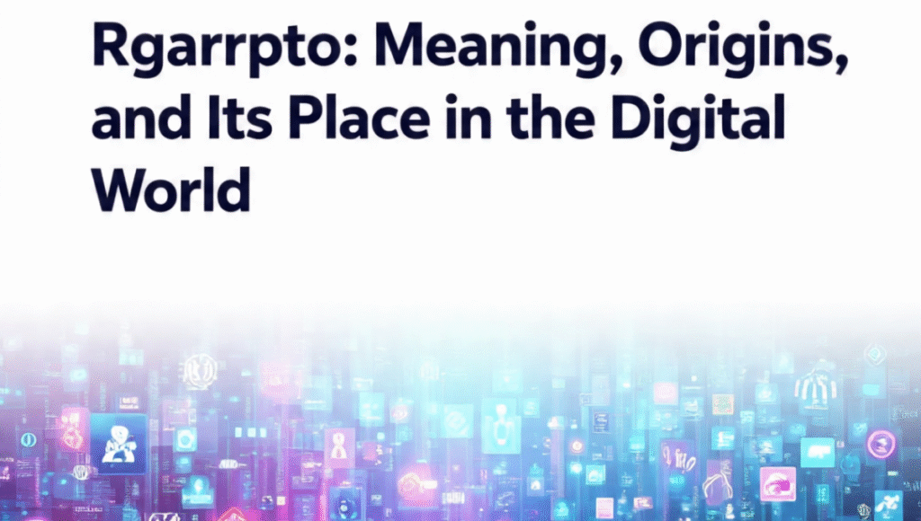 Rgarrpto: Meaning, Origins, and Its Place in the Digital World