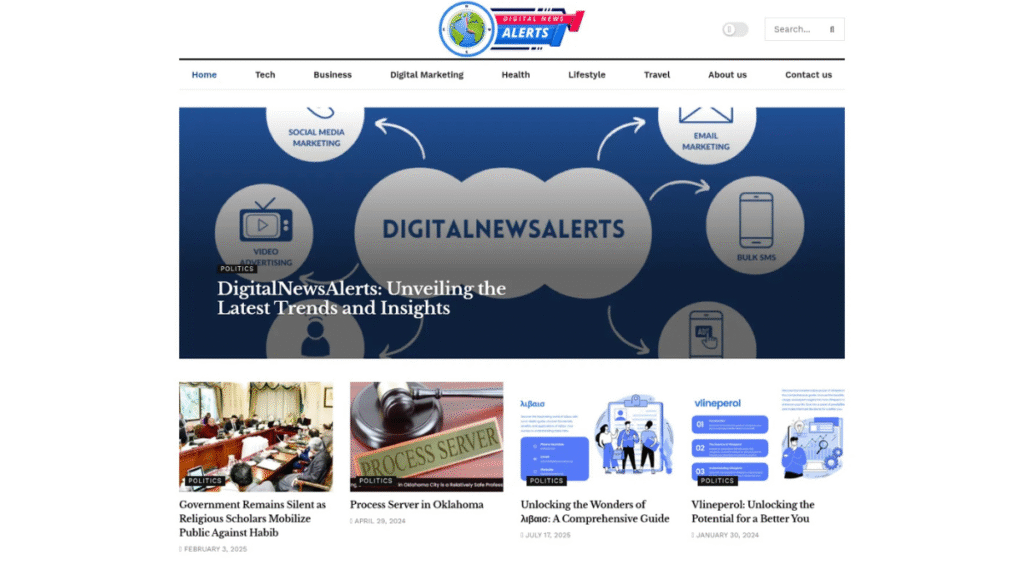 DigitalNewsAlerts.com — Everything You Need to Know About This Emerging Tech & Lifestyle News Site